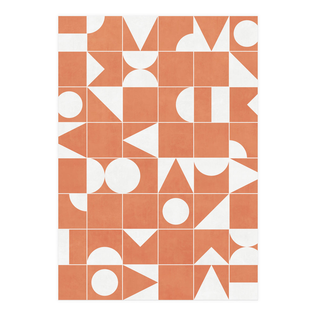 My Favorite Geometric Patterns No.14 - Coral (Print Only)