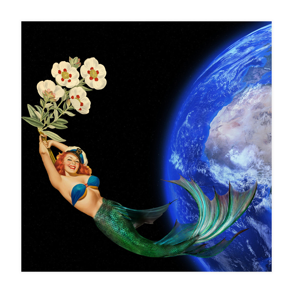 Swimming Away Earth  (Print Only)