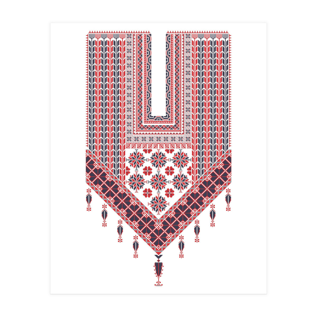 Tatreez Ornament 12 (Print Only)