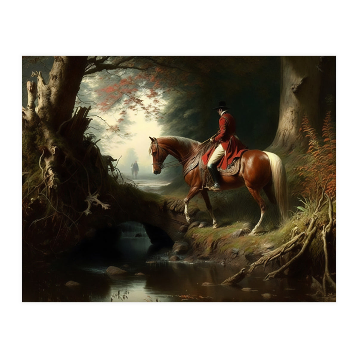 19th Century English Country Scene (Print Only)