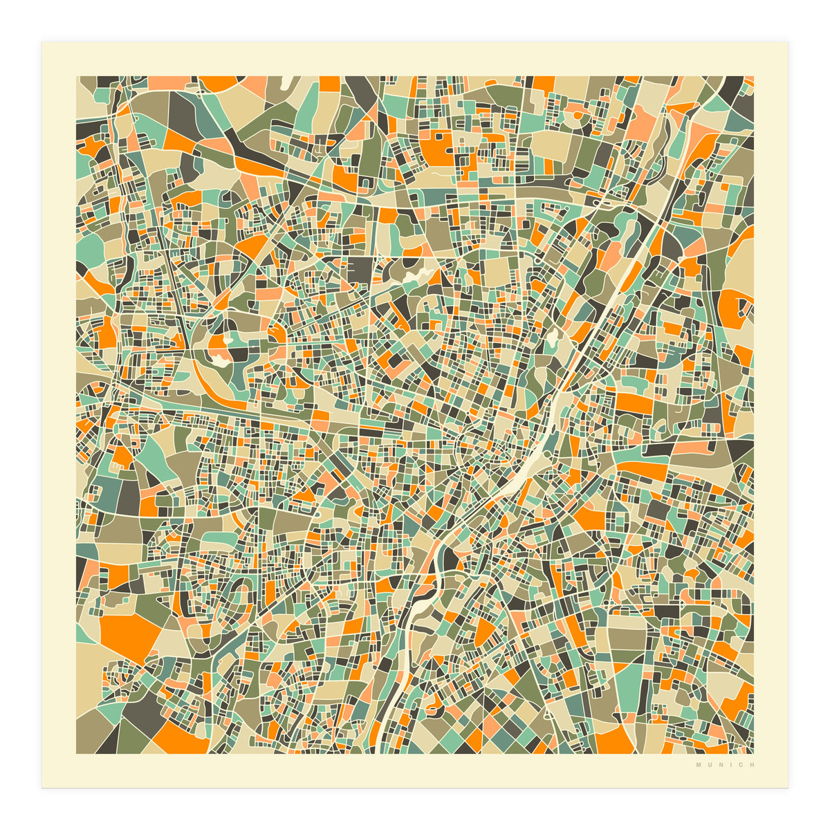 MUNICH MAP (Print Only)