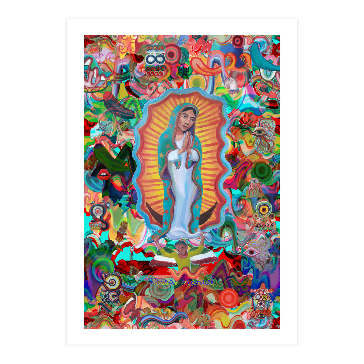 Virgen Y Graffiti 20 (Print Only)
