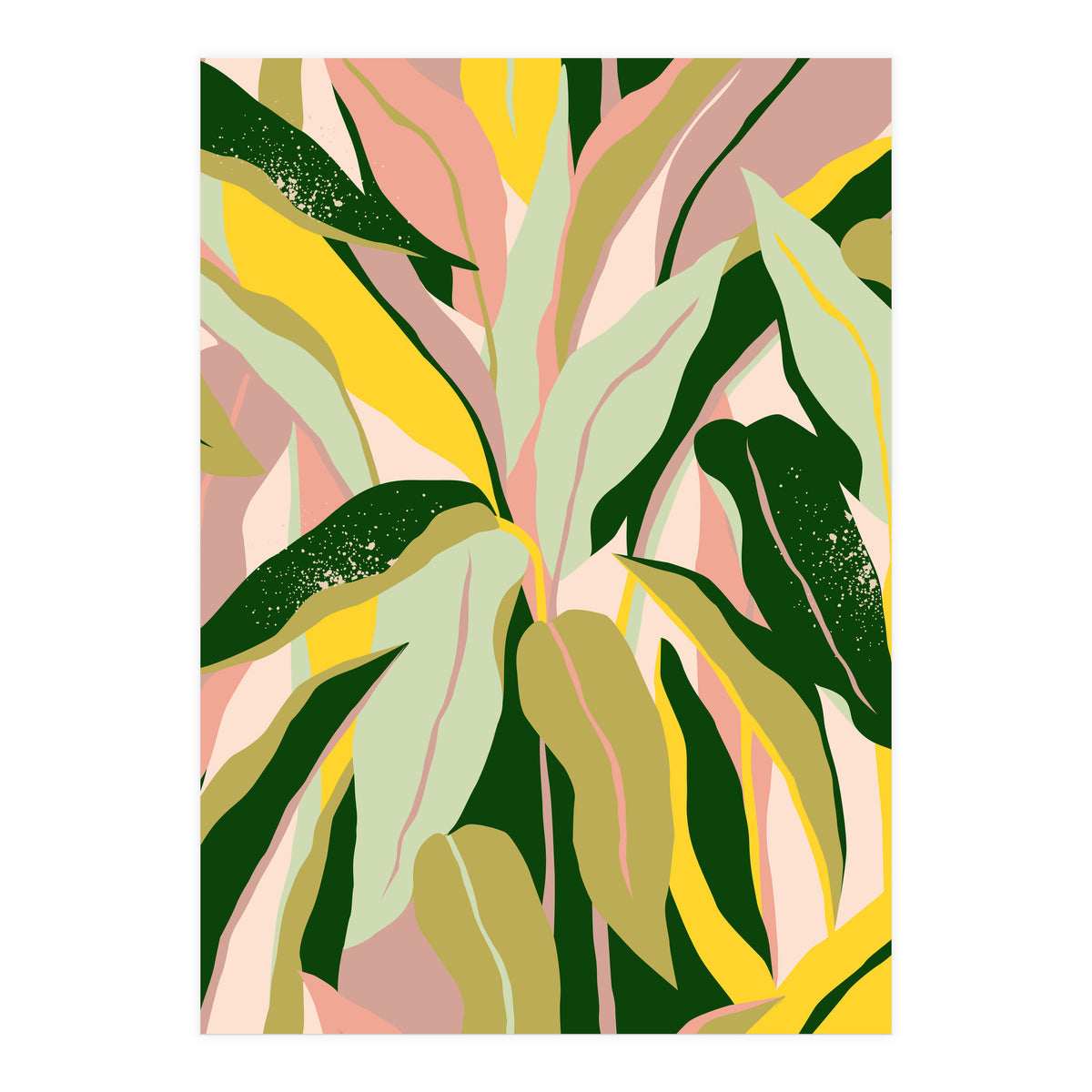Tropical Matisse Houseplant (Print Only)
