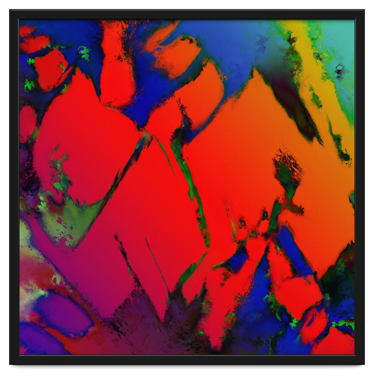 Colliding Panels Red