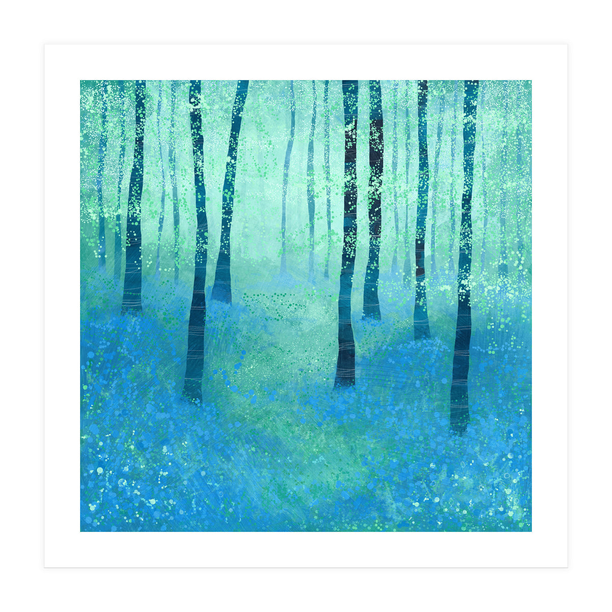 Bluebells, Challock (Print Only)