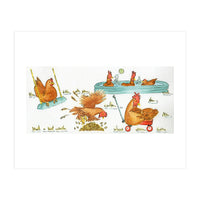 Bored Chickens (Print Only)