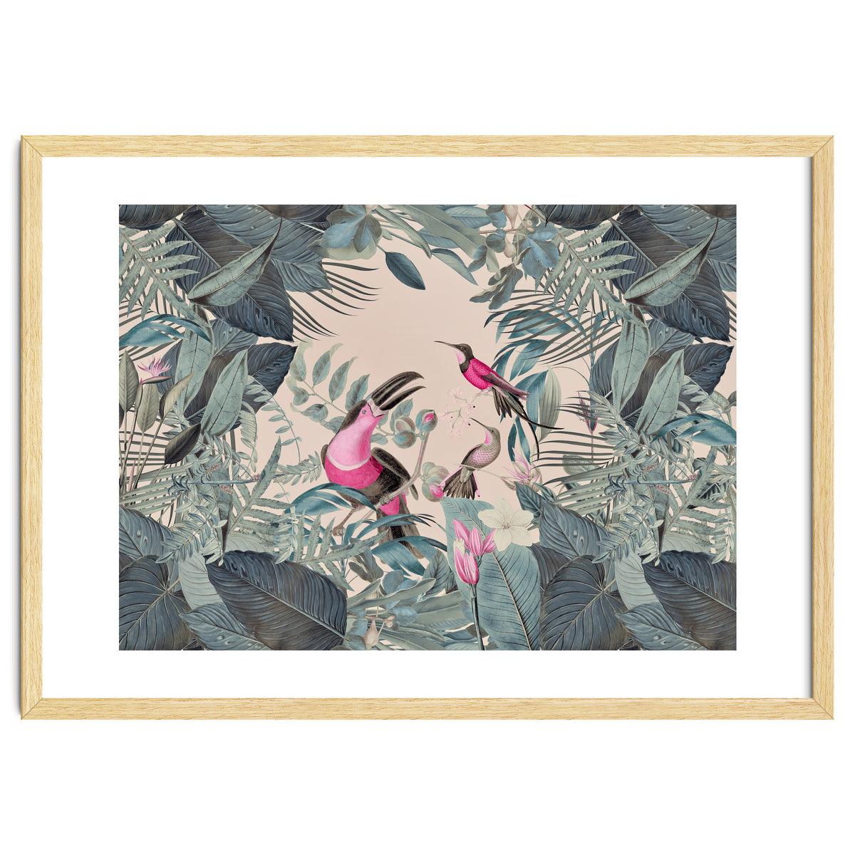 Green Jungle Toucans Color Look