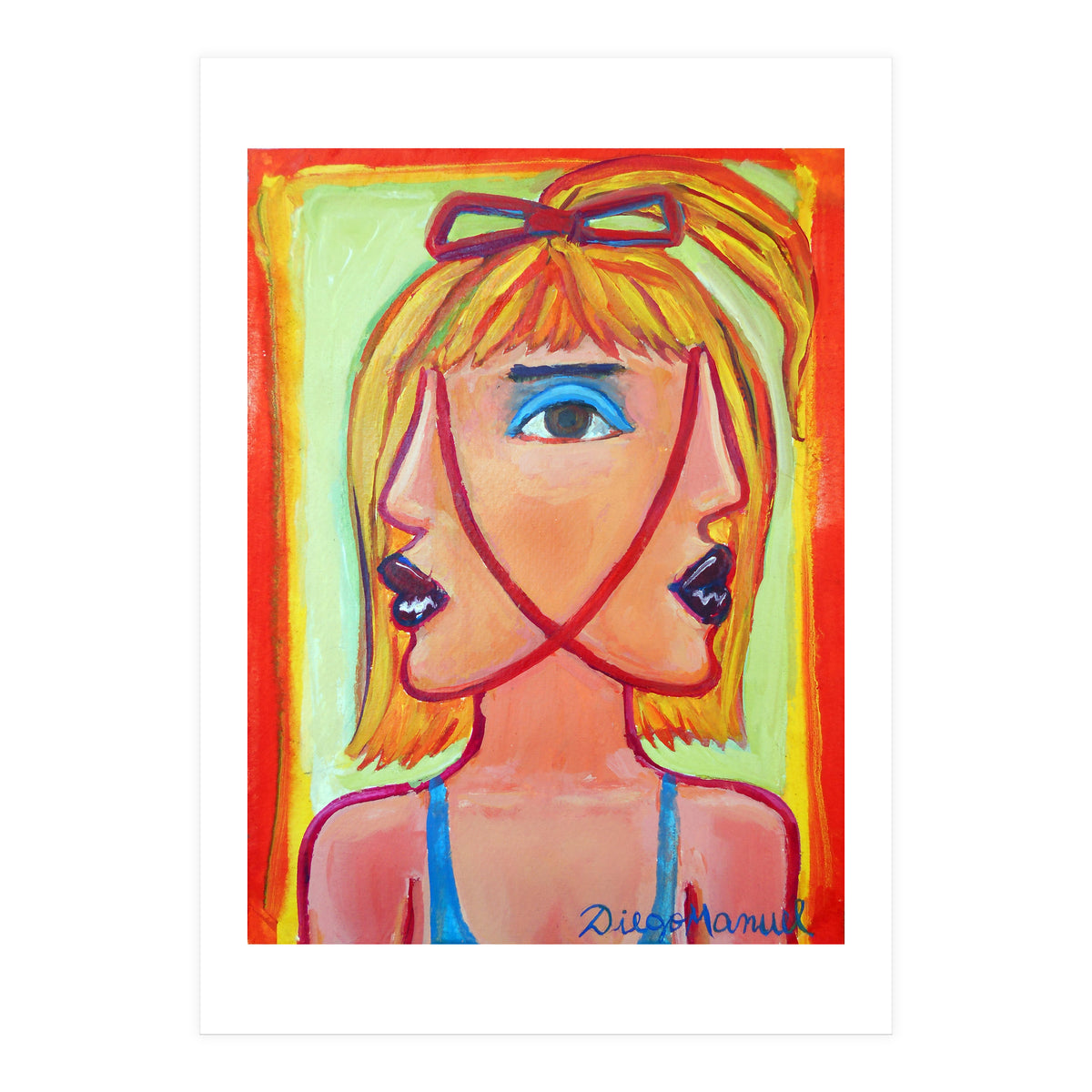 Cabeza De Mujer 7 (Print Only)