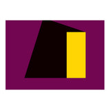 Geometric Shapes No. 55 - purple & yellow (Print Only) thumbnail
