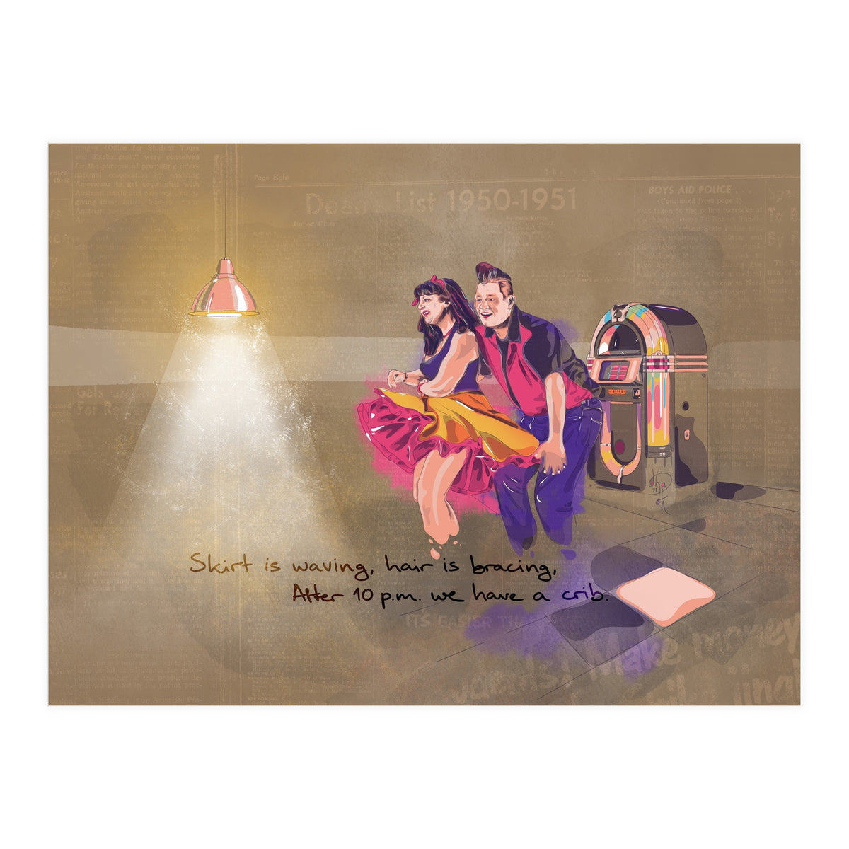 Rock N Roll 1 (Print Only)