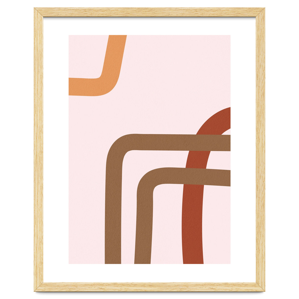 Abstract Colorful Line Art II