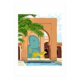 Cheetah under the Moroccan arch (Print Only) thumbnail