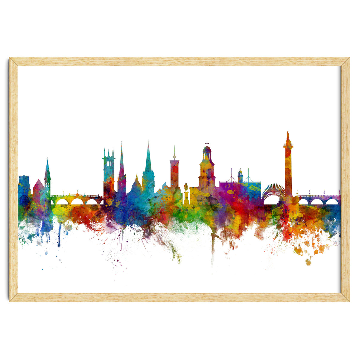 Shrewsbury England Skyline