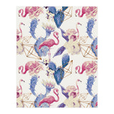 Flamingos, geometric and flowers 02 (Print Only) thumbnail