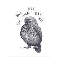 Owl Bla Bla Bla (Print Only)