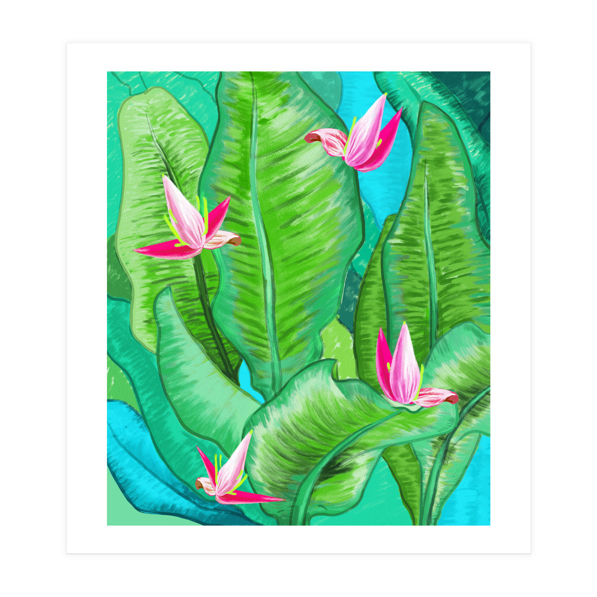 Banana Floral (Print Only)