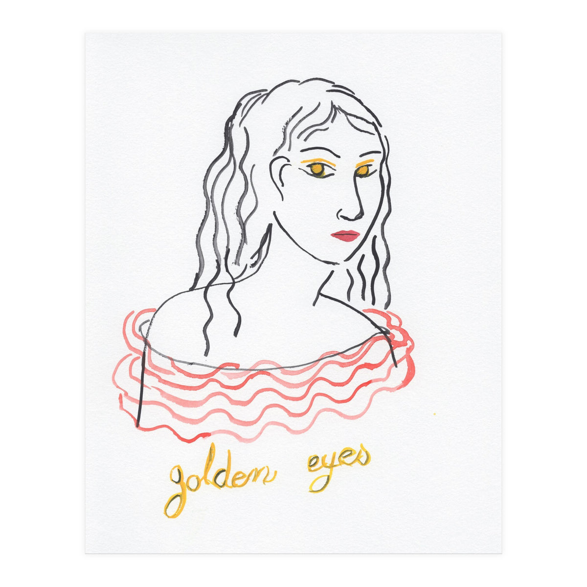 Golden eyes (Print Only)