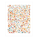Tan Terrazzo | Eclectic Quirky Confetti Painting | Celebration Colorful Boho Happy Party Graphic  (Print Only) thumbnail