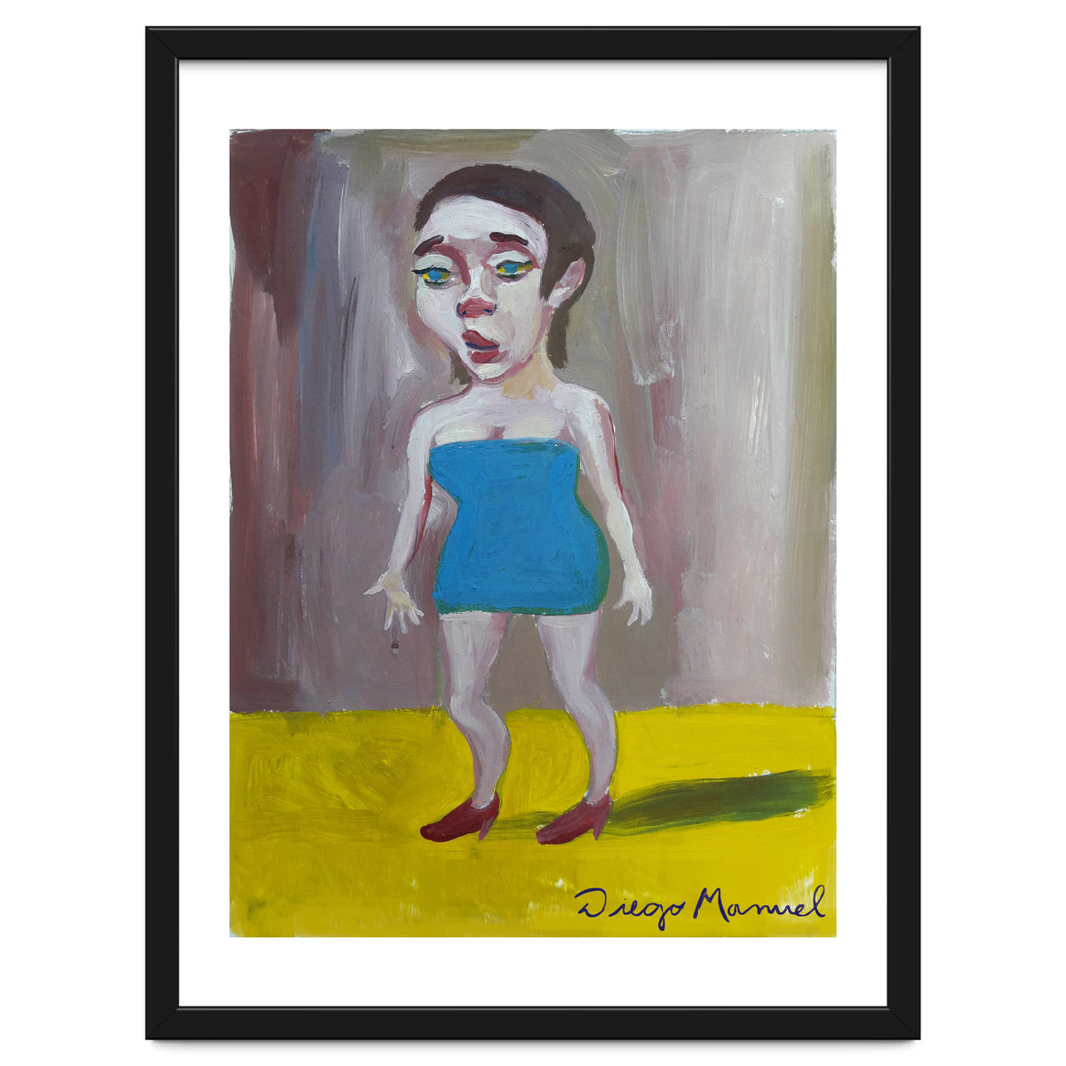 Light Blue Dress Girl