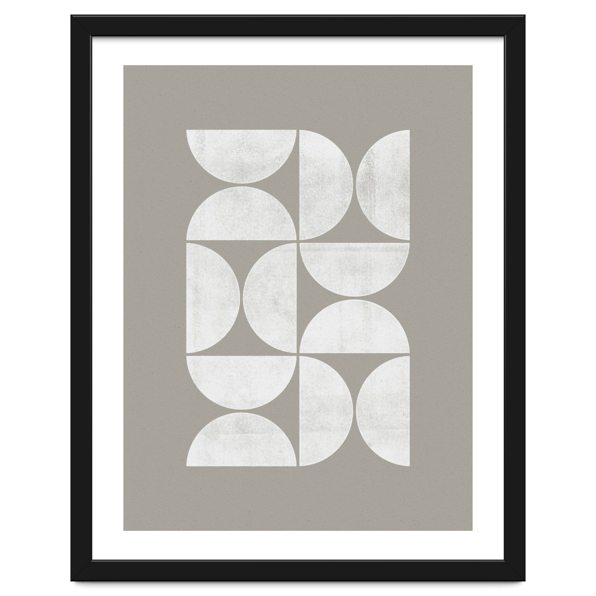 Mid-Century Modern No.17 - Woodblock Print