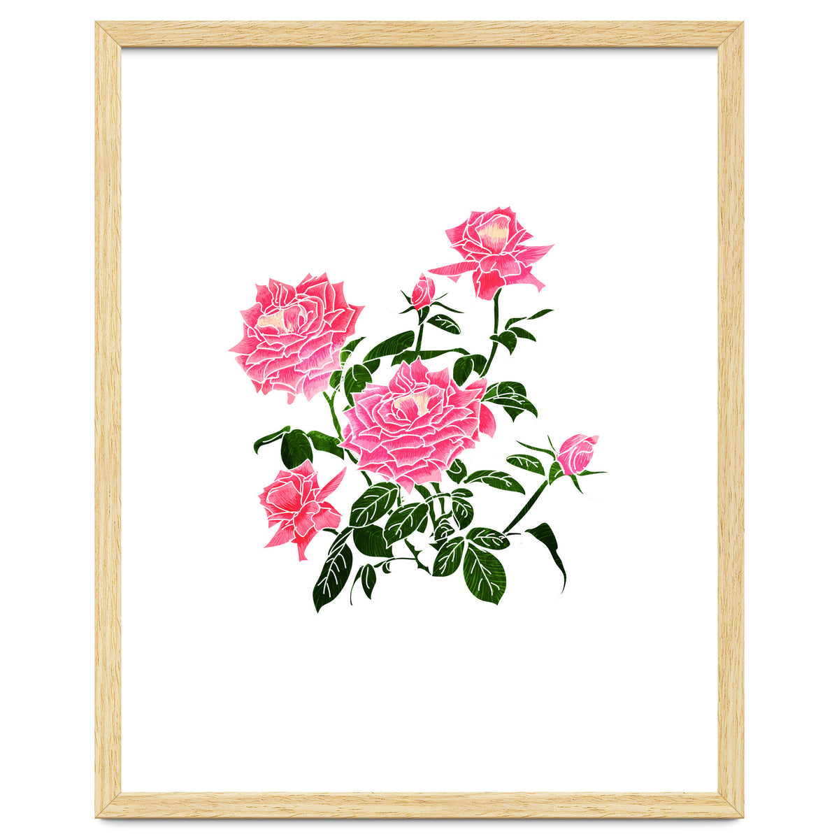 Rose V2 Art Print