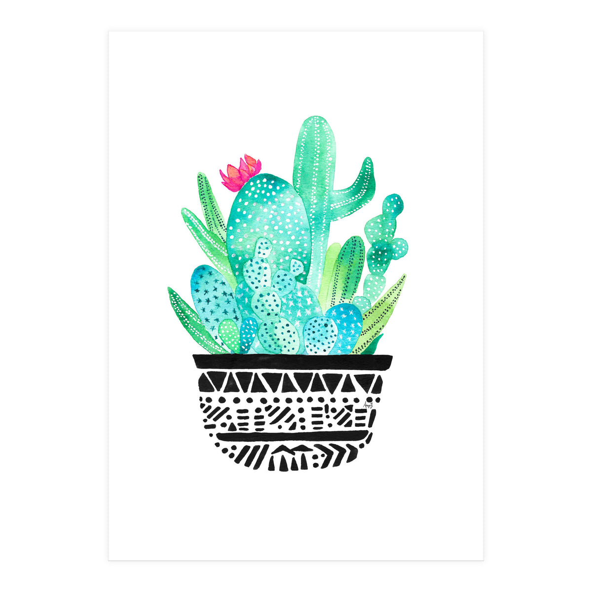 Pot Me A Cacti  (Print Only)
