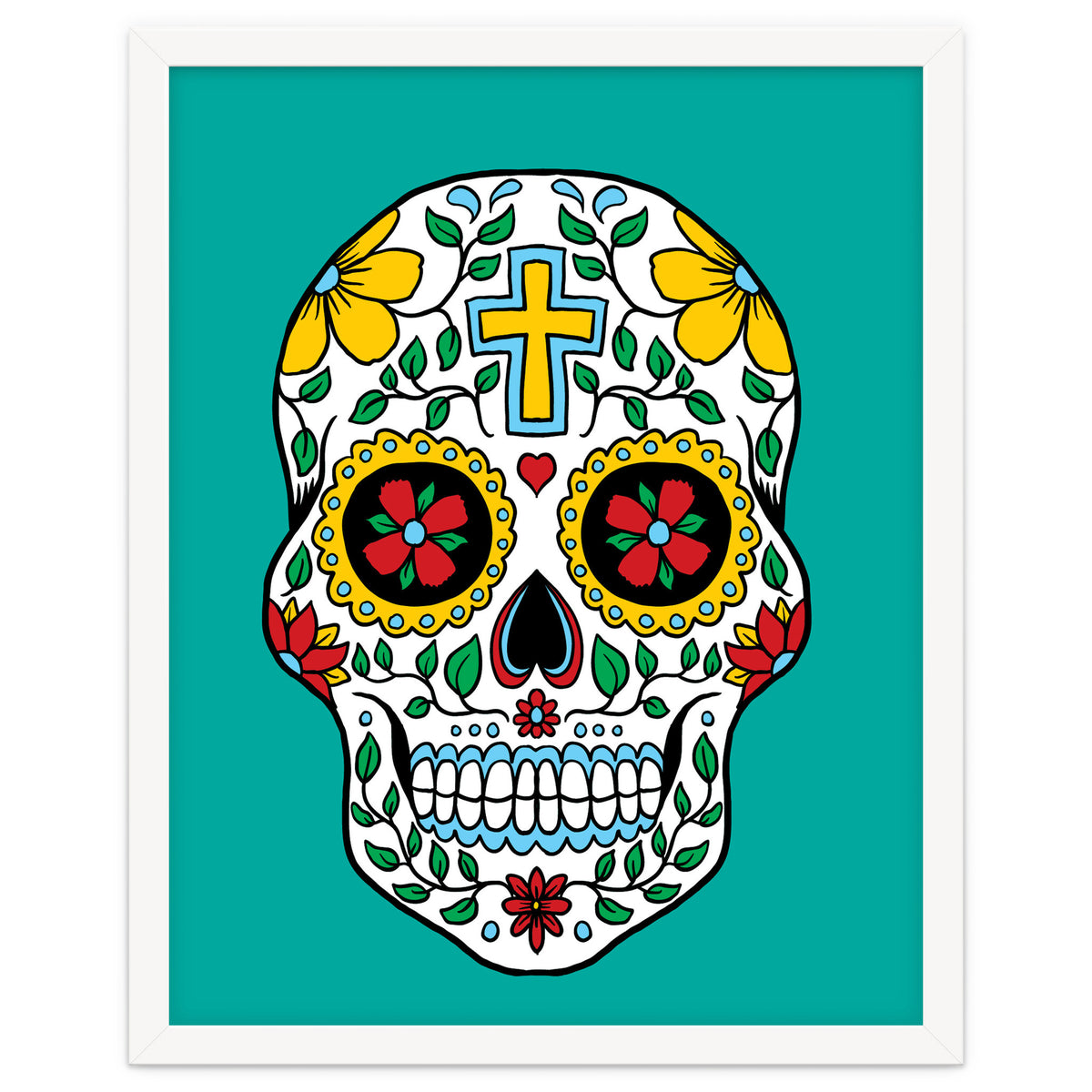 Colorful Skull III