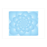 Pastel Colors Flower Pattern Set Blue (Print Only) thumbnail