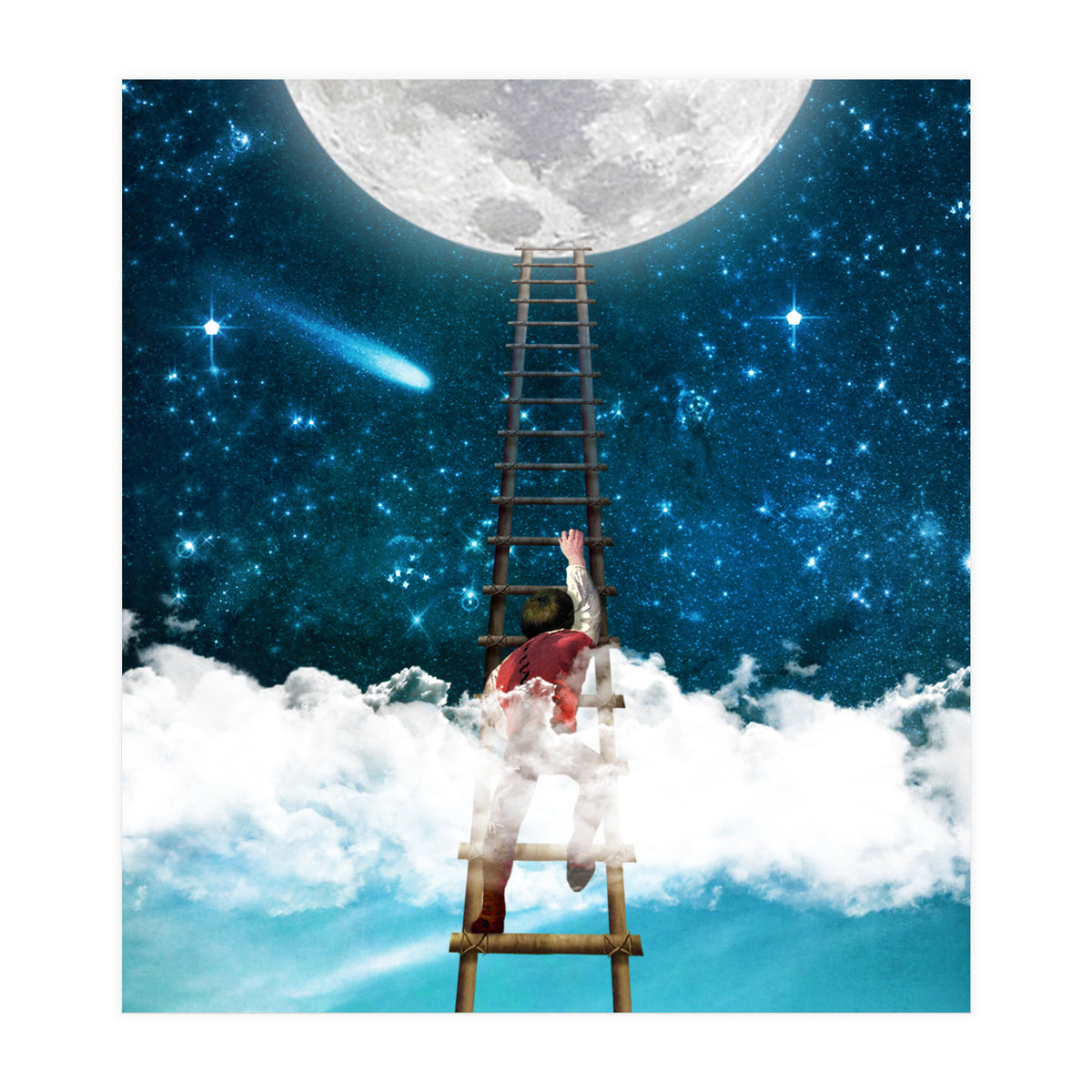 Reach For The Moon (Print Only)