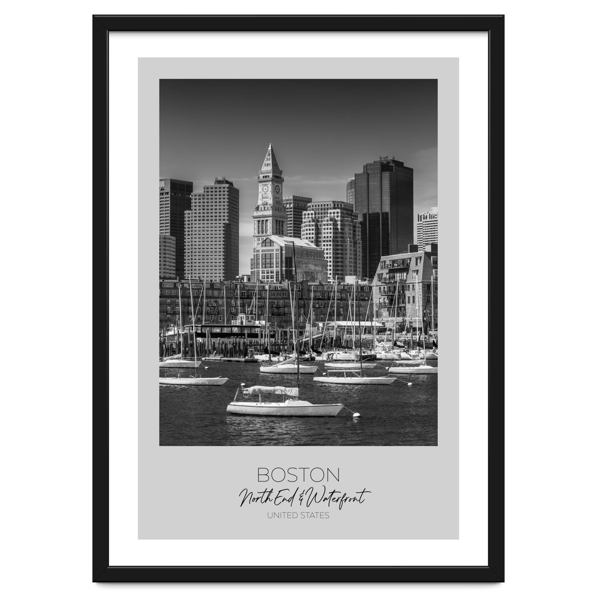 In focus: BOSTON Skyline North End & Waterfront