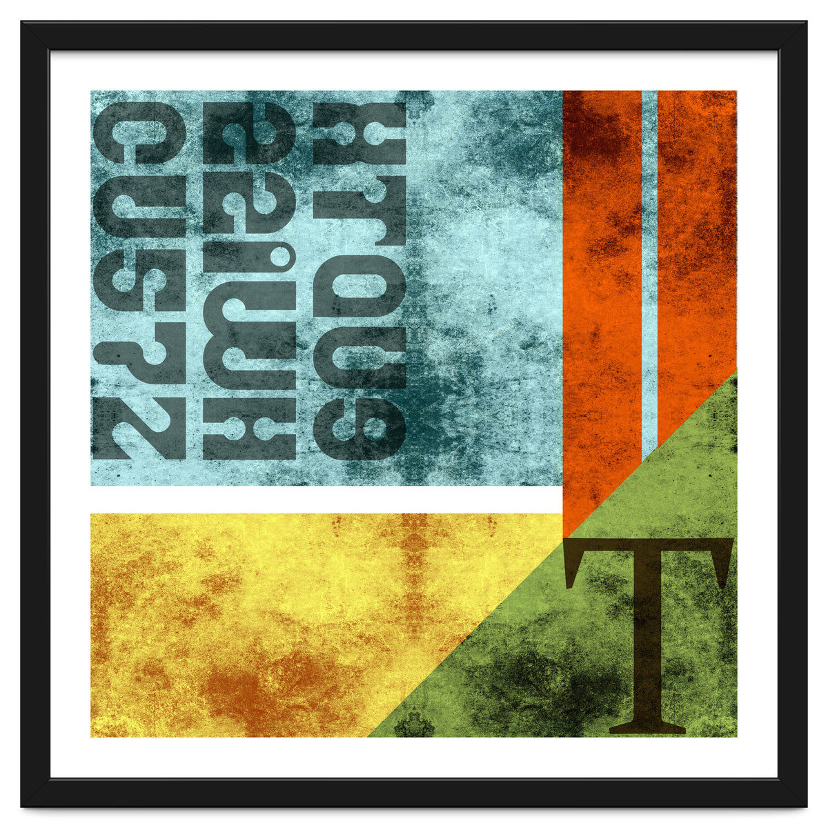 Abstract Industrial Rgby