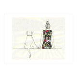 Girl And Dog Print (Print Only) thumbnail
