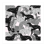 Borzoi dogs pattern (Print Only) thumbnail