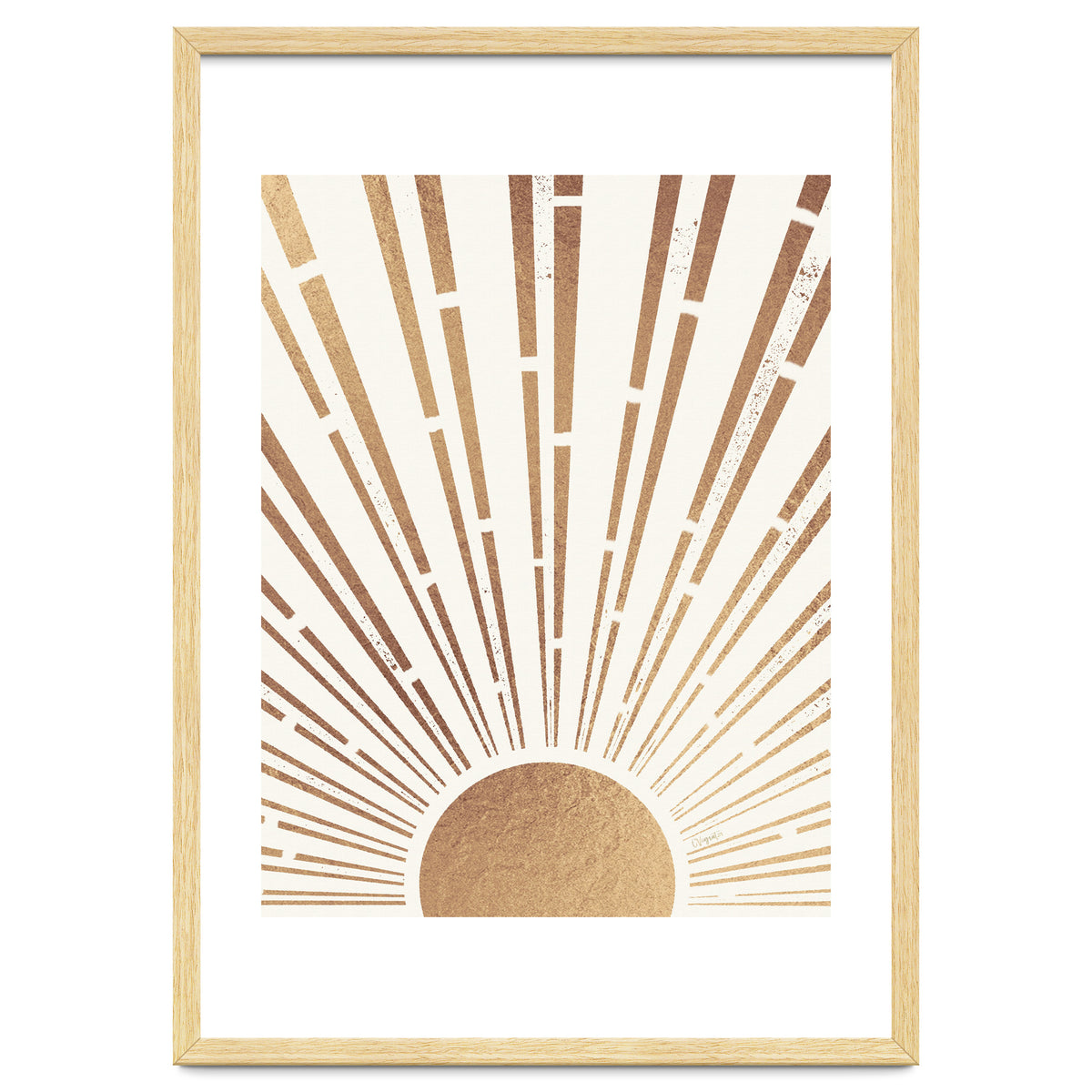 Sun Shines Inside You Gold