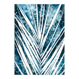 Indigo Blue Botanical Leaves No. 4 (Print Only) thumbnail
