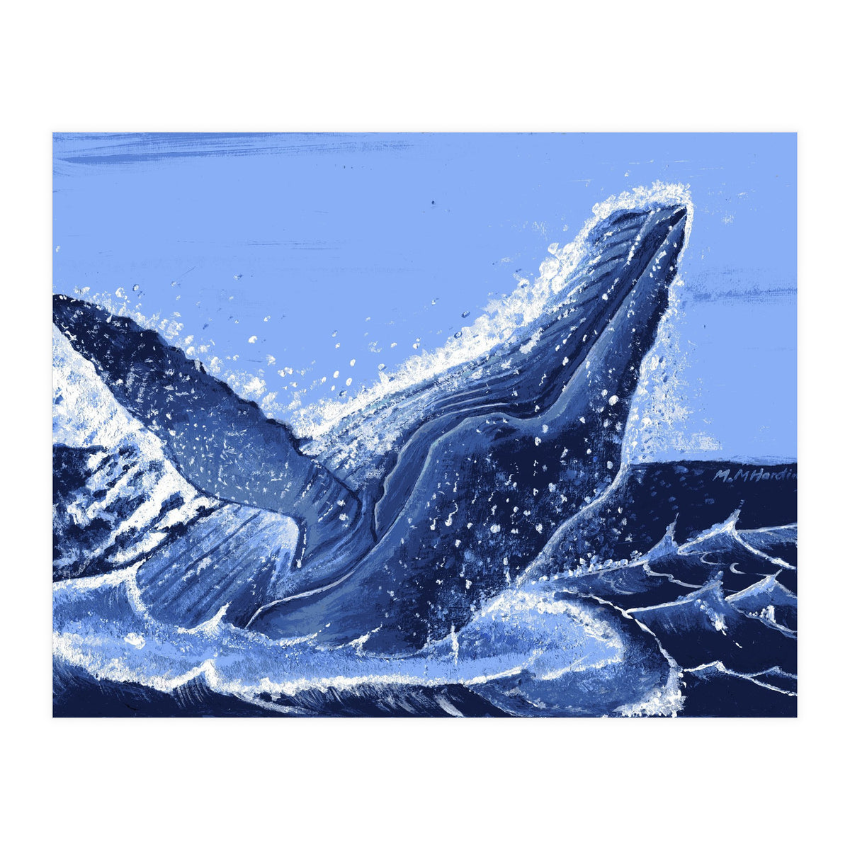 Humpback Whale Breaching  (Print Only)