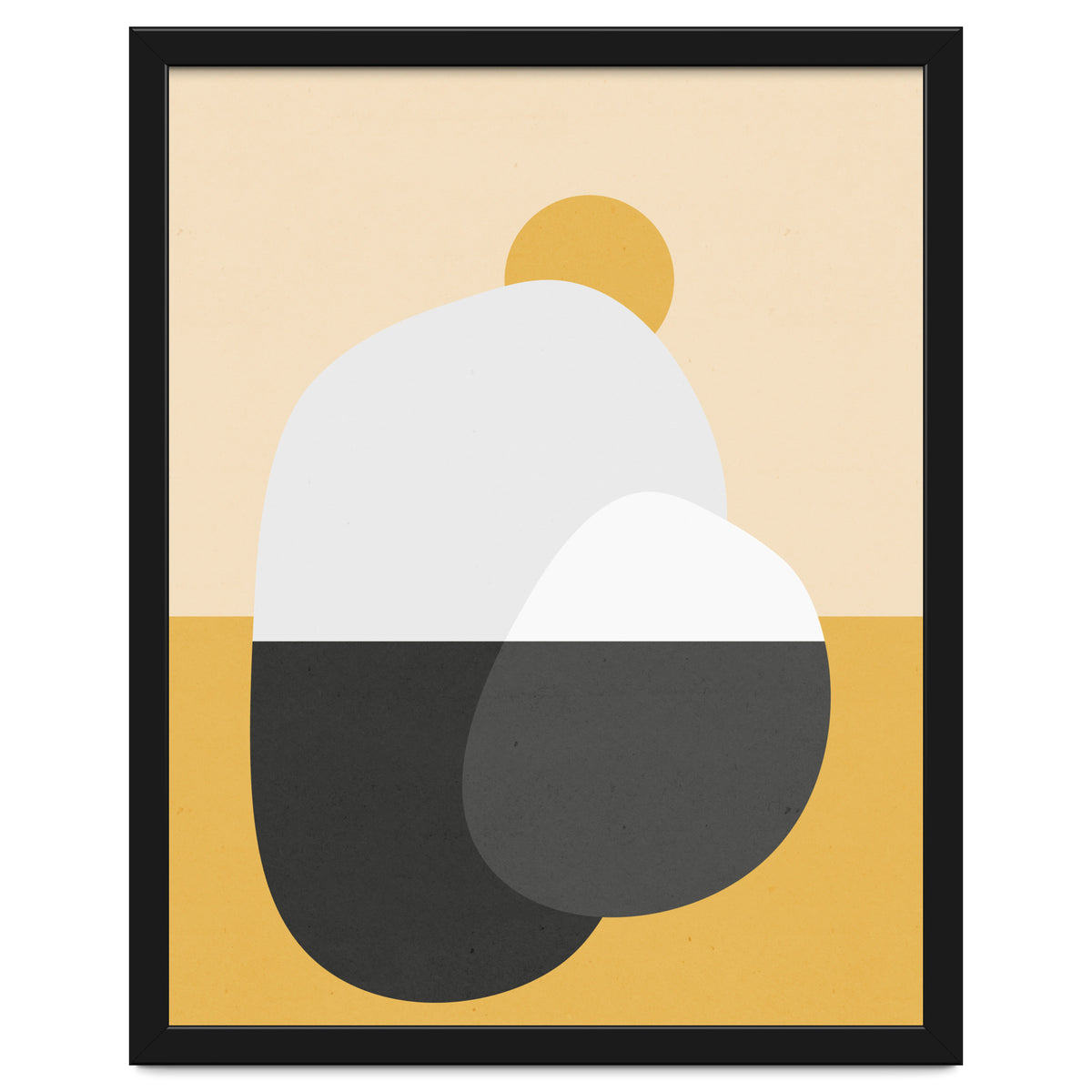 Abstract Boulders - Golden Desert