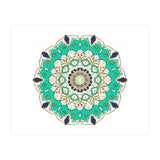 Blue and Gold Mandala (Print Only) thumbnail