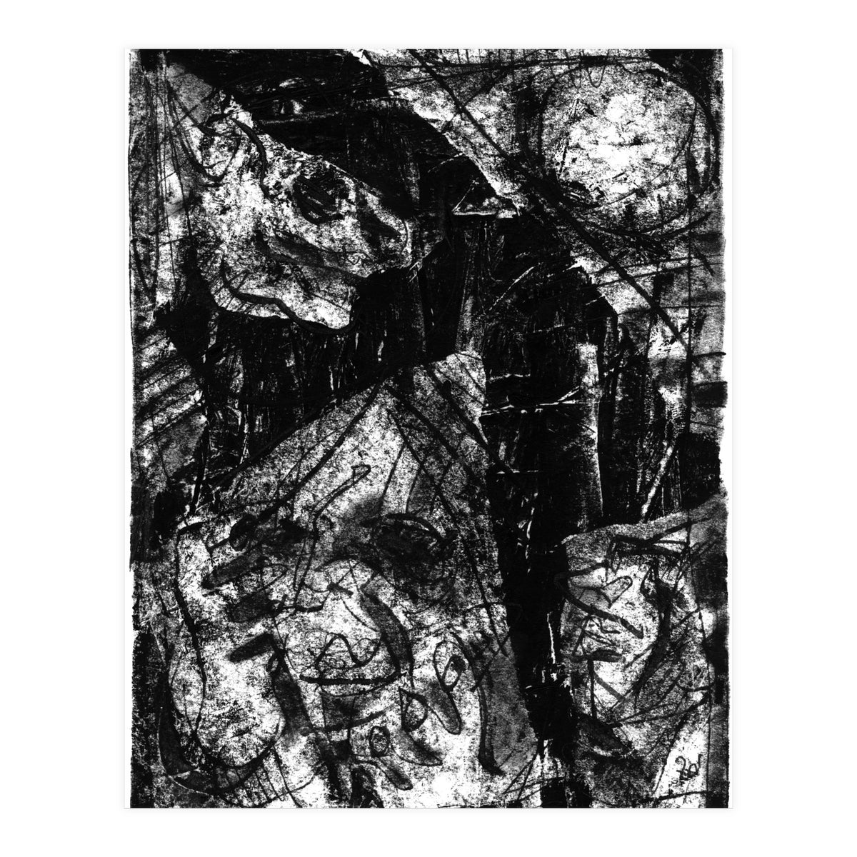 Fright - b&w (Print Only)