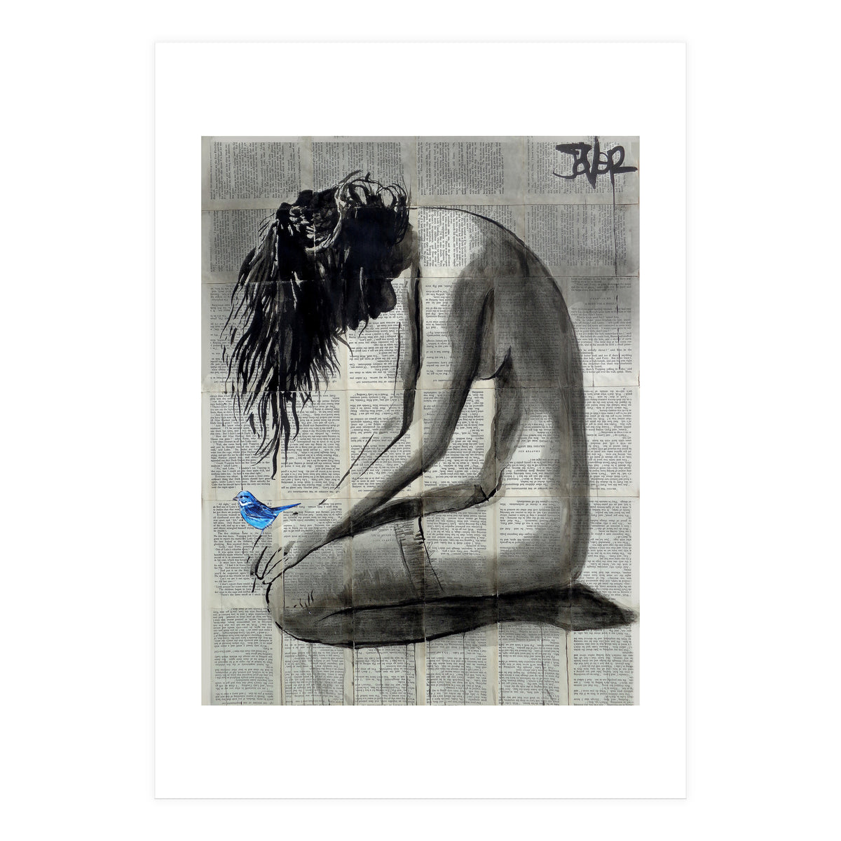 A Little Blue (Print Only)