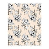 Drawing pattern of roses to pencil on beige (Print Only) thumbnail