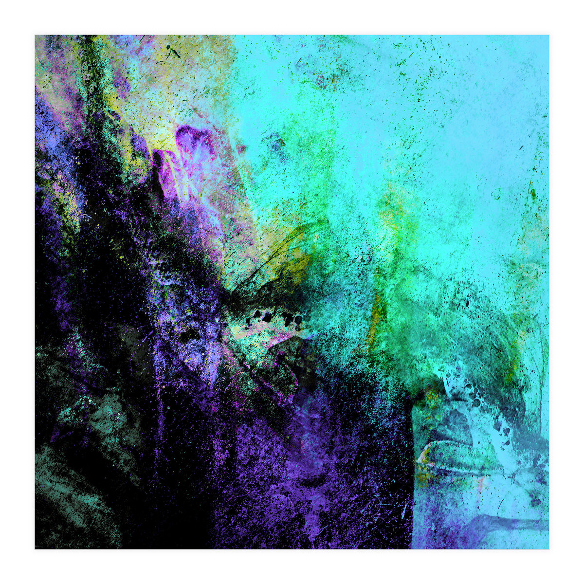 Stormy Purple Vs Black (Print Only)