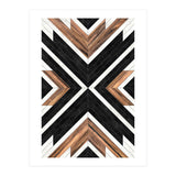Urban Tribal Pattern No.1 - Concrete and Wood (Print Only) thumbnail