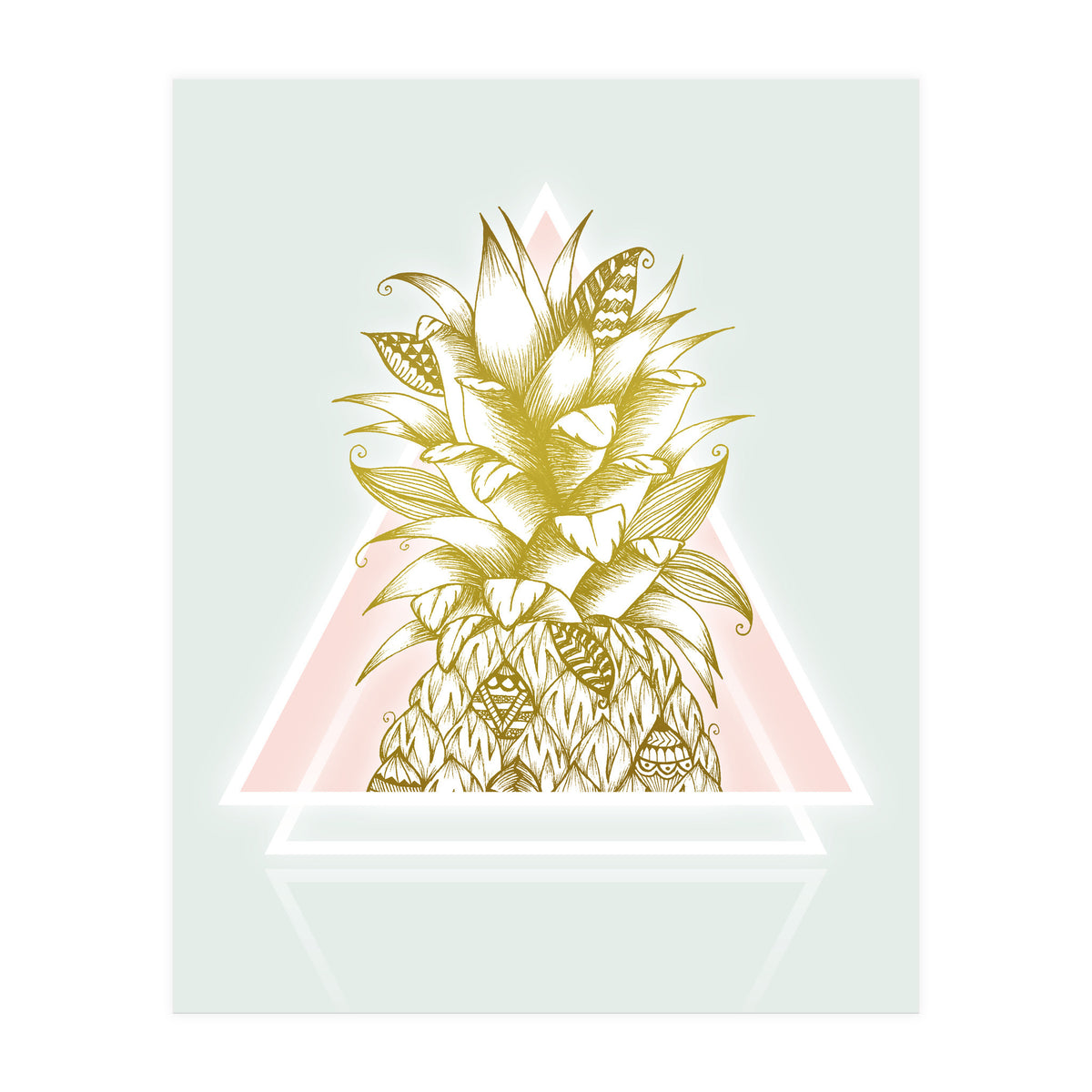Golden Pineapple (Print Only)
