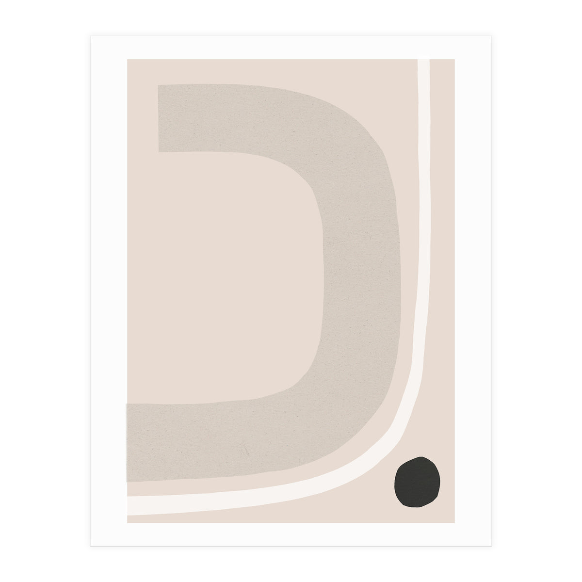 Beige Wave (Print Only)