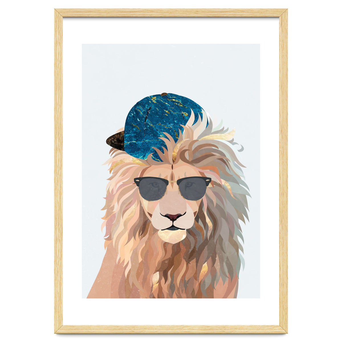 Skater Lion Portrait