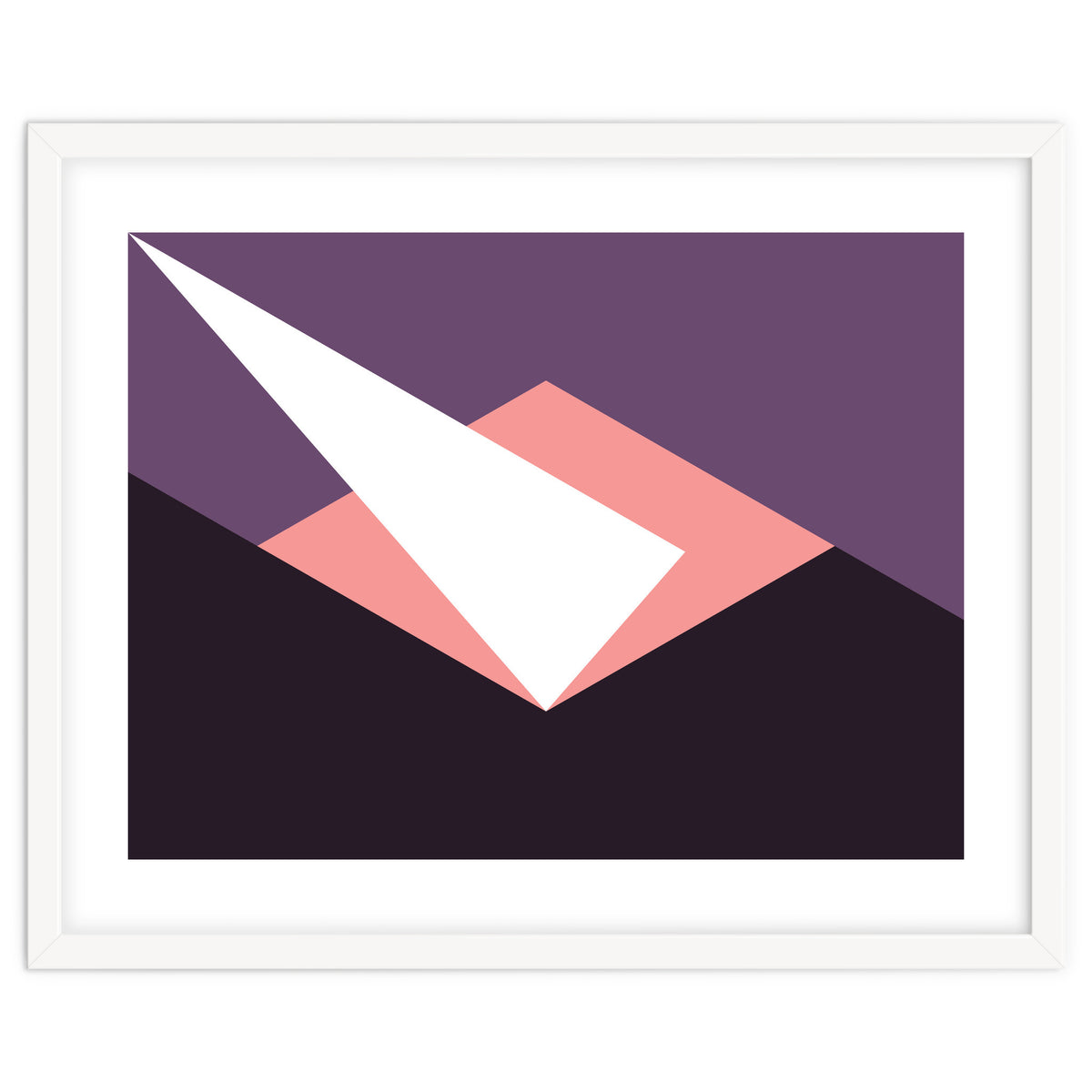 Geometric Shapes No. 59 - pink & purple