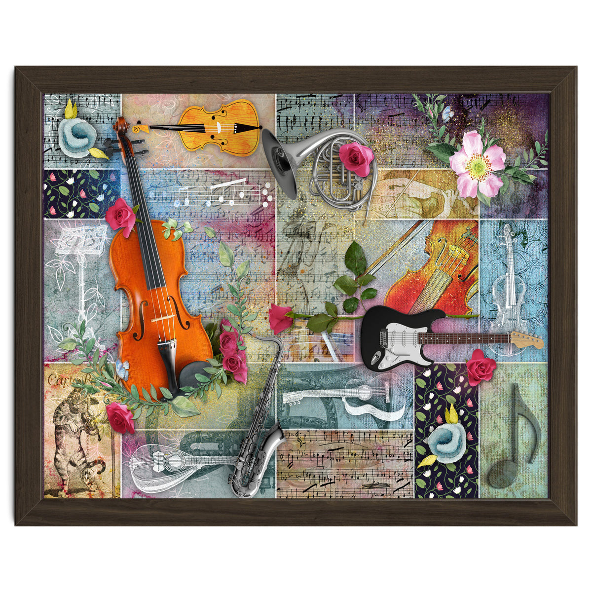 Musical Garden Collage