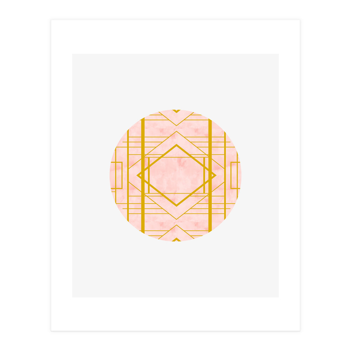 Art Deco Blush (Print Only)