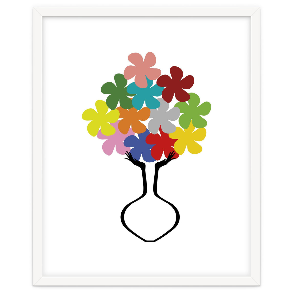 HOLDING SOME FLOWERS